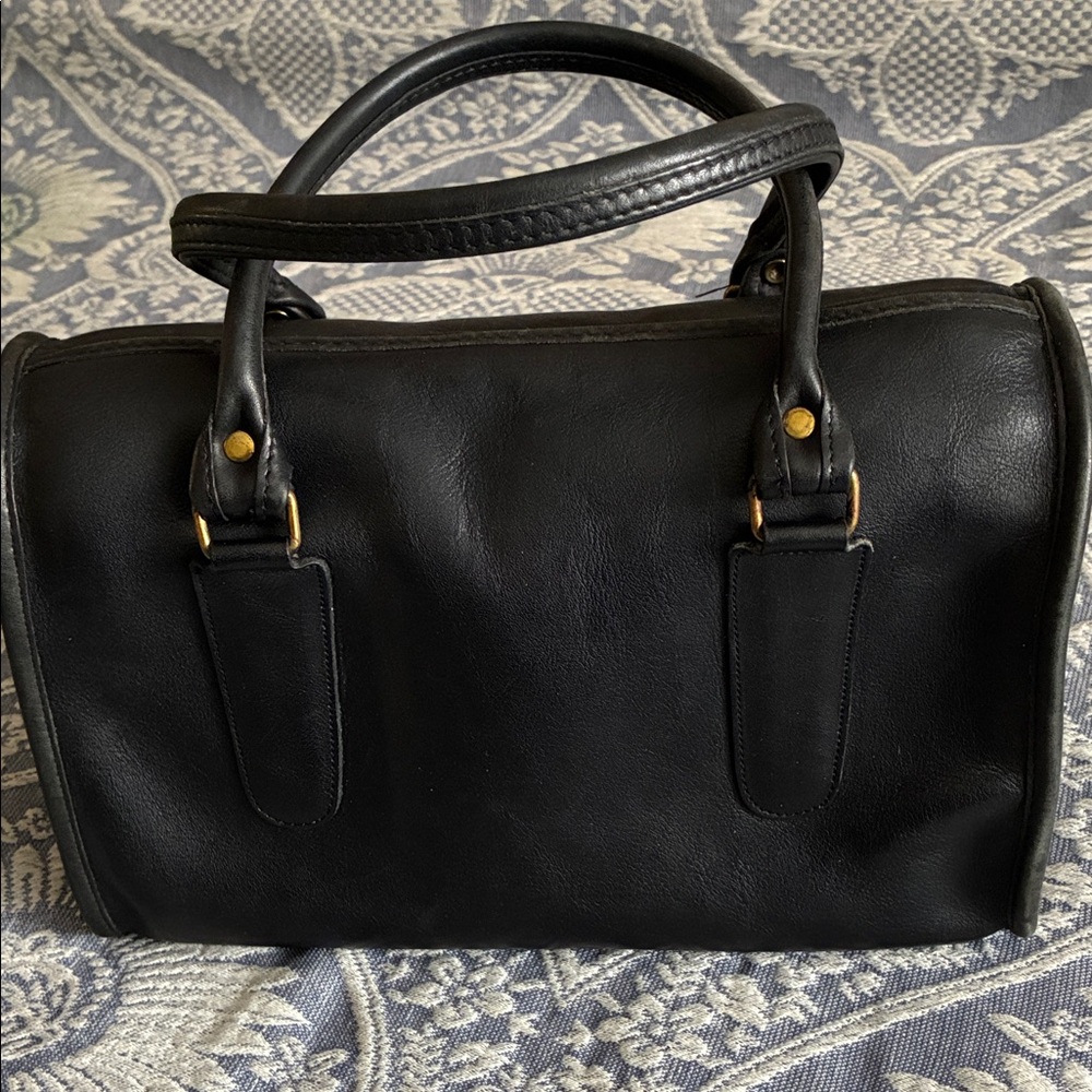 Coach Black Leather Madison Handbag